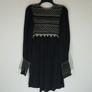 NWT Free People Late Night Picnic Embroidery Dress